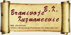 Branivoje Kuzmančević vizit kartica
